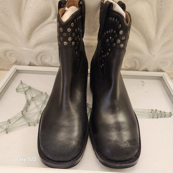 Women's Free People Harmony Studded Ankle Western Boots. NIB. Size 6.5 - Picture 4 of 10